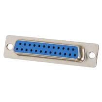Conector DB25 Femea para Montagem de Cabos Conector DB25 Femea para Montagem de Cabos