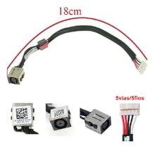 Conector dc jack p/ dell inspiron 5547 5548 5540 5542 5545