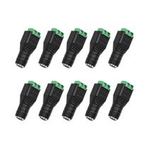 Conector DC Sem Solda Verde 5 Pares Macho E Fêmea 5.5*2.1mm Terminal De Monitoramento De Energia Com Conector DC Sem Solda Verde 5 Pares Macho E Fêmea 5.5*2.1mm Terminal De Monitoramento De Energia Com