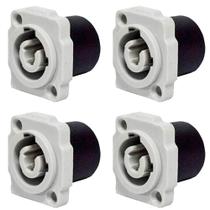 Conector De Ac-out Painel Wc 1833 Out P Gy Pgy Azul Wireconex 04 Unidades F108