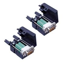 Conector de adaptador Breakout Board DB9 Solderless RS232 Male