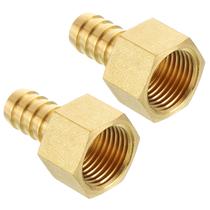 Conector de adaptador de conexões de mangueira de latão 1/2 mangueira para 1/2 NPT fêmea x10 Conector de adaptador de conexões de mangueira de latão 1/2 mangueira para 1/2 NPT fêmea x10