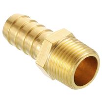 Conector de adaptador de conexões de mangueira de latão 1/2 mangueira para 3/8 NPT macho, pacote com 8 Conector de adaptador de conexões de mangueira de latão 1/2 mangueira para 3/8 NPT macho, pacote com 8