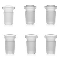 Conector de adaptador de junta de vidro 14/18 tamanhos de junta (6 unidades)