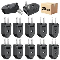 Conector de alimentação macho de substituição do cabo de extensão 125V/10A, pacote com 20