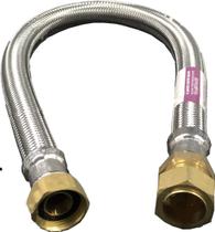 Conector de aquecedor de água EZ-Fluid de aço inoxidável de 24 polegadas