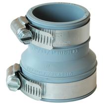 Conector de armadilha de drenagem Fernco DTC-150 para tubos de 1,5 e 1,25"