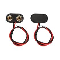 Conector De Bateria 9V Tipo T Com Fivela De Plástico Rígido Para Experimentos Ou Equipamentos Conector De Bateria 9V Tipo T Com Fivela De Plástico Rígido Para Experimentos Ou Equipamentos