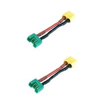 Conector de Bateria RC XT60 - Adaptador para Deans, Mini Tamiya, XT30, EC3 e MPX (14AWG, 4cm)