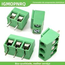 Conector De Bloco De Parafuso PCB De Pino Reto 2Pin 5.08mm 10PCS KF126 2P 3P 250V 8A 26-14A WG