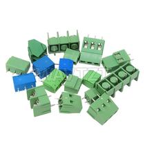 Conector De Bloco De Terminais De Parafuso PCB Verde Azul 2PIN 3PIN 10PCS KF762 KF103 KF126 KF128