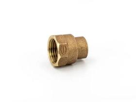 Conector de bronze 603 sem anel rf 22mmx1/2 - eluma Conector de bronze 603 sem anel rf 22mmx1/2 - eluma