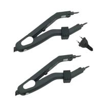 Conector De Cabelo Térmico Preto Com Controle De Temperatura, Kit De Ferramentas Para Extensão De