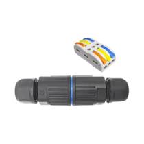 Conector De Cabo À Prova d'Água IP68 2 Em 2 Saídas 2 3 4 5 Pinos Adaptador De Terminal Elétrico