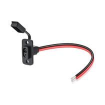 Conector De Cabo SAE 12AWG De 30CM Para Carro, Bateria, Gerador Solar E Carregador