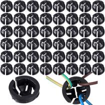Conector de cabo Saysurey 3/8" de nylon de encaixe, 100 peças Conector de cabo Saysurey 3/8" de nylon de encaixe, 100 peças