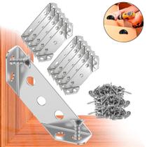 Conector De Canto Para Móveis Universal Forte 10 Peças Aço Conector De Canto Para Móveis Universal Forte 10 Peças Aço