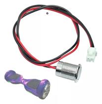Conector De Carga 2 Fios - 3 Pinos , liga e desliga Para Hoverboard