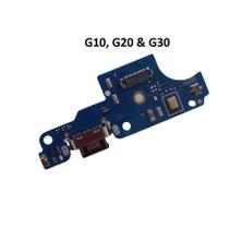 Conector de carga flex com placa Moto G10, G20 & G30 Xt2128 - FullFlex
