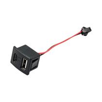 Conector De Carregamento USB Tipo-C Feminino De Dupla Camada Preto Com Cabo Conector De Carregamento USB Tipo-C Feminino De Dupla Camada Preto Com Cabo