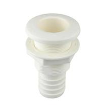 Conector De Casco De Barco Em Plástico ABS Branco 5/8 3/4 1 1-1/4 1-1/2 2 Polegadas Hardware Marinho