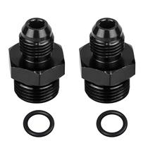 Conector de Combustível Dexepe 6AN para 8AN ORB Masculino Preto - 2 Peças Conector de Combustível Dexepe 6AN para 8AN ORB Masculino Preto - 2 Peças
