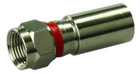Conector de Compressão JR Products 47285 RG59 HD Satélite