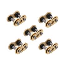 Conector De Corrente De Moto Reforçado 5 Peças Elo Mestre O-Ring 420 428 520 525 530 Anel De Fecho