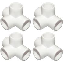 Conector de cotovelo de 4 vias com encaixe de PVC ANPTGHT de 2 polegadas (pacote com 4) Conector de cotovelo de 4 vias com encaixe de PVC ANPTGHT de 2 polegadas (pacote com 4)