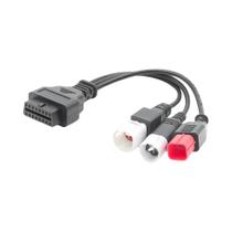 Conector De Diagnóstico Universal OBD2 Para Motocicletas Adaptador 3 Em 1 Para Yamaha Honda 3 Pinos