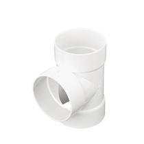 Conector de drenagem branco PVC S&D Tee 4" NDS Conector de drenagem branco PVC S&D Tee 4" NDS
