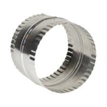 Conector de duto Deflecto DAC4C Alumínio 10cm Prateado