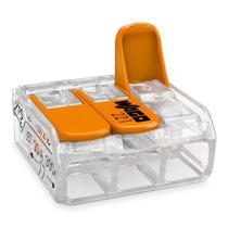 Conector de Emenda 3 Polos de 0,2 a 4 mm Linha 221 Wago