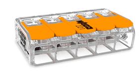 Conector de Emenda 5 Polos 0,5 a 6mm² 41A 221-615 Wago