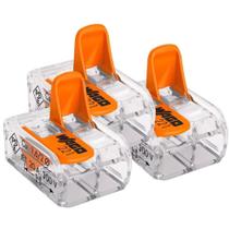 Conector de Emenda Elétrica 221-612 - 2 Polos 3 Unidades