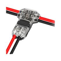 Conector De Emenda Rápida Sem Solda 14-20 AWG, Divisor De Fiação De Baixa Tensão De 3 Vias E 2