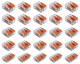 Conector de emenda WAGO 221 Lever-Nut Sortment 12-24 AWG Conector de emenda WAGO 221 Lever-Nut Sortment 12-24 AWG