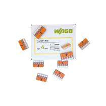 Conector de Emenda Wago 5 Polos 221-415 4mm 25 Unidades Conector de Emenda Wago 5 Polos 221-415 4mm 25 Unidades