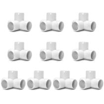 Conector de encaixe de PVC QWORK 4 vias 3/4 Conector de encaixe de PVC QWORK 4 vias 3/4