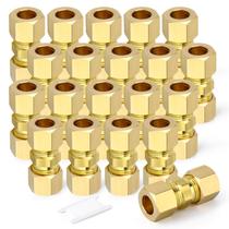Conector de encaixe de tubo de compressão 5/16 Tubo OD x 5/16 Conector de encaixe de tubo de compressão 5/16 Tubo OD x 5/16