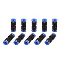 Conector de encaixe de tubo SNS SPU-6 6mm OD Plastic Straight Union Conector de encaixe de tubo SNS SPU-6 6mm OD Plastic Straight Union