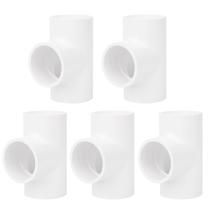 Conector de encaixes de tubulação de PVC de 3 vias 1,5" PVC Tee x5 Lswteiz