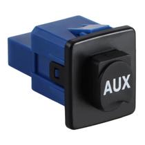 Conector de entrada de adaptador estéreo de áudio de porta auxiliar para Honda Civic 2012