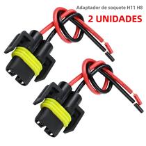 Conector De Extensão De Soquete Fêmea H11 H8 2 Peças Para Chicote De Fiação De Farol E Luz De Conector De Extensão De Soquete Fêmea H11 H8 2 Peças Para Chicote De Fiação De Farol E Luz De