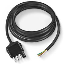 Conector de extremidade de reboque Nilight, cabo de 4 vias e 1,5 m, 18AWG, 4 pinos Conector de extremidade de reboque Nilight, cabo de 4 vias e 1,5 m, 18AWG, 4 pinos