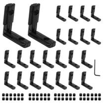 Conector de extrusão Bracket Joint 2020 Seekliny x24 Black Conector de extrusão Bracket Joint 2020 Seekliny x24 Black