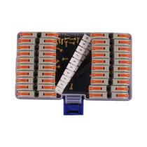 Conector De Fios 211 Para Conexão Rápida, Bloco Terminal Din Rail Para Fiação De Cabos Condutor