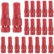 Conector de fios JAMHER, pacote com 20 unidades, à prova dágua, 1220 AWG Conector de fios JAMHER, pacote com 20 unidades, à prova dágua, 1220 AWG