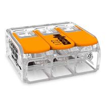 Conector de Fios Para Emenda e Junção 3 Entradas 221 Wago