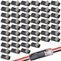Conector de fios Starfa Lab 2 pinos com trava rápida, 50 unidades Conector de fios Starfa Lab 2 pinos com trava rápida, 50 unidades